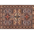 thumbnail image 1 of Ahgly Company Machine Washable Indoor Rectangle Traditional Camel Brown Area Rugs, 8' x 10', 1 of 7