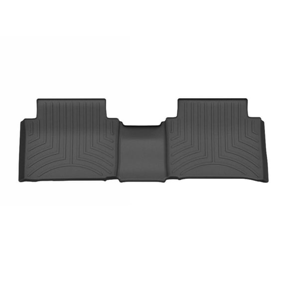 WeatherTech Custom Fit FloorLiners compatible with 2024-2026 Hyundai Santa Fe Hybrid - 2nd Row, Black