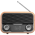 thumbnail image 1 of Radio Bluetooth Retro con AUX/FM, Radio de Respaldo con Antena, Sonido Claro, Altavoz Bluetooth portátil de Alta Altura con Tableta Android Compatible oso de fresa Electrónica, 1 of 5