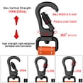 thumbnail image 3 of Plutus Pet Short Dog Leash, Reflective Nylon Padded Handle, Strong Traffic Pet Leash with Carabiner Clip, for Medium Large Dogs (10", Orange), 3 of 6