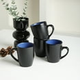 thumbnail image 5 of Stone Lain Albie 20-Piece Dinnerware Set Stoneware, Cereal and Pasta Bowls, Blue and Black, 5 of 6