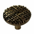 thumbnail image 3 of Vintage Kitchen Cabinet Knob Antique Brass 1 1/4" Dia Cupboard Door Pull Handle | Renovators Supply, 3 of 6