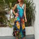 thumbnail image 2 of Vestido De Noche De Lujo Sin Mangas Para Mujer, Watercolor Butterfly Vestido De Fiesta, 2 of 5