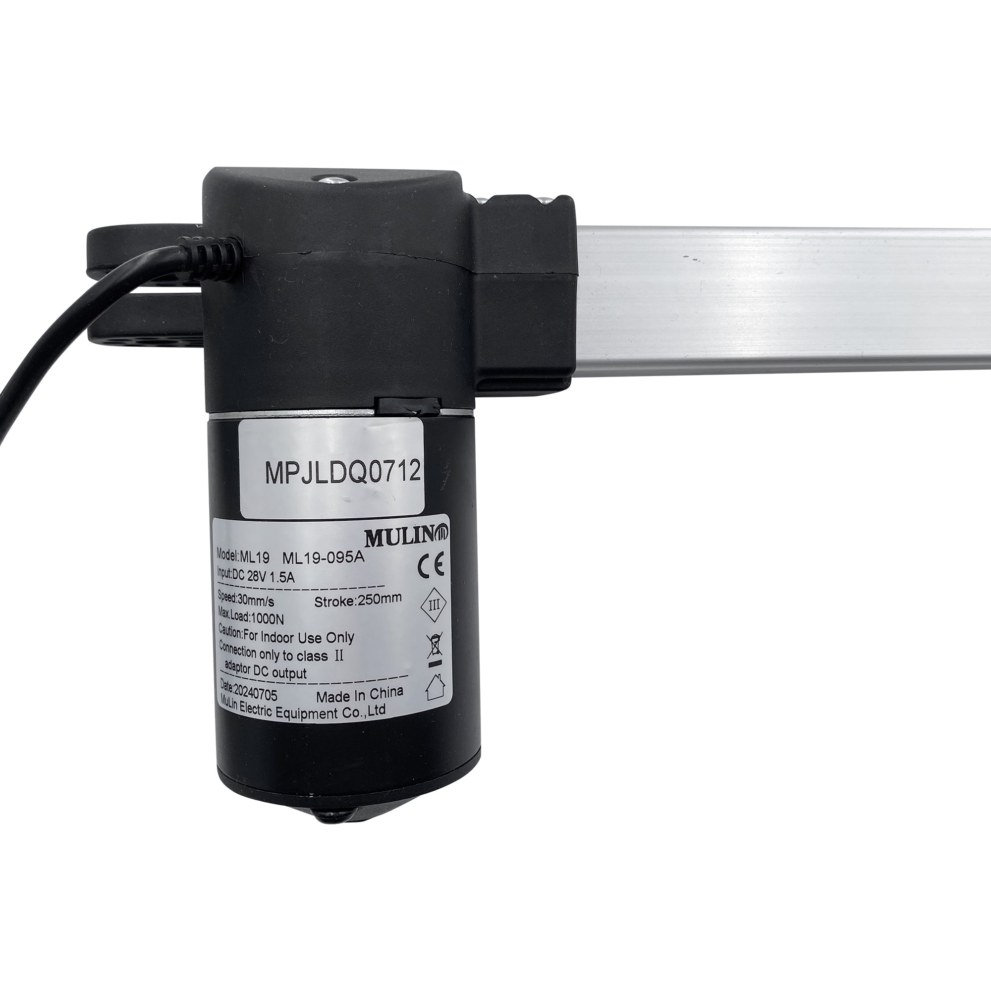 Mulin Motor ML19-095A Replacement Kit Linear Actuator for Power Recliner Lift Chairs