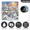 thumbnail image 3 of Ryvnso Christmas Snowman Cardinals Birds Dishwasher Magnetic Refrigerator Magnet Cover Kitchen Home Decorative 23"x26", 3 of 6