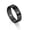 Black, variant on Stainless Steel Hollow Cross Ring, Unisex Design for Men and Women, Fashionable Religious Jewelry
