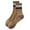 Khaki, variant on CHGBMOK Socks for Men Athletic Cushioned Quarter Socks with Arch Compression on Clearance