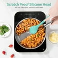 thumbnail image 3 of Silicone Kitchen Cooking Utensil Set: U-Taste 446°F Heat Resistant 13.6in Long Kitchen Gadget, BPA Free Non Stick Rubber Cook Accessories For Stir Fry, Serving, Basting, Mixing (5 Pieces, Aqua Sky), 3 of 9
