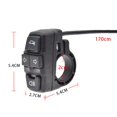 Ebike Light Switch+Horn and Turning Light Switch Scooters Electric