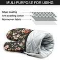thumbnail image 7 of Cute Oven Mitts,Pioneer Flower Floral Print Pattern Oven Mitt 2-Pack Set,Kitchen Gloves for Oven,Heat Resistant Oven Mitts 7.7"x12", 7 of 7