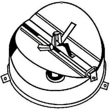 8" BRN RND Damper Ring