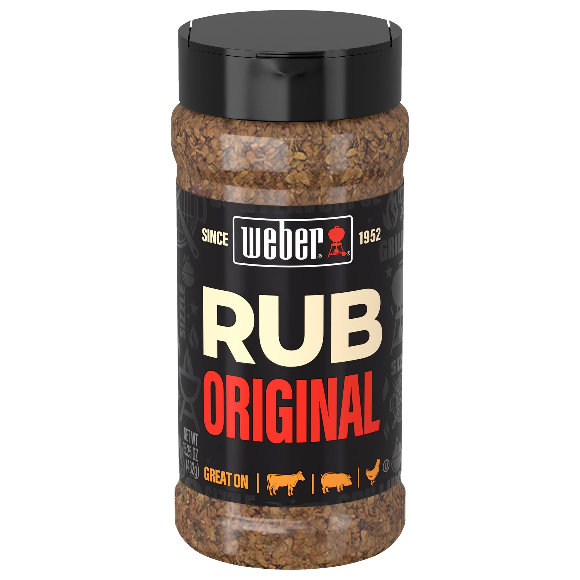 Weber Dry Smoking Rub Seasoning, 15.25 oz