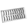 thumbnail image 1 of 10 pares de pestañas naturales componen pestañas postizas hechas cruzadas desordenadas jinwen  Pestañas de maquillaje sintético, 1 of 8