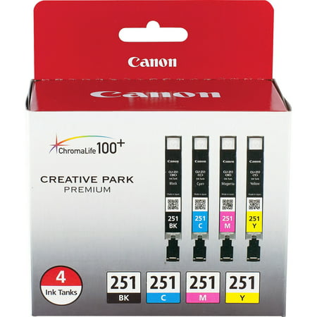 Canon (6513B004) Black and Tri-Color Ink Cartridge,