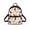 Dachshund Dog Paw Print, variant on Eheartsgir Happy Halloween Pattern Casual Shoulder Bag for Travel Hangouts, Waterproof Small Travel Backpack Polyester Lightweight Mini Backpack