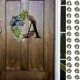 thumbnail image 1 of Xihbxyly Corona para Puerta de Entrada, Ideal para Todo El Año, con Apellido Pintado a Mano, Decoración de Temporada, Regalo Versátil para El Hogar, Tamaño 36 X 36 Cm., 1 of 1