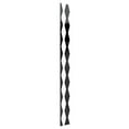 thumbnail image 4 of Ekena Millwork 47"H x 1/8"T Cimarron Adjustable Acrylic Decorative Slat Wall Panel Kit, Black (contains 23 Slats + 1 Straight Edge Starter Slat), 4 of 12