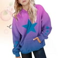 thumbnail image 2 of sususu Girls Graphic Hoodies Oversized Preppy Clothes Cute Graphic Print Cropped Sweatshirt Children Fall Winter Hoodie for Boys or Girls, 2 of 7