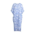 thumbnail image 5 of Joyspun Women’s Sleepwear Woven 46” Caftan Nightgown, S-4X, 5 of 5