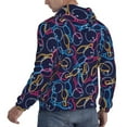 thumbnail image 6 of Sikiie Multicolor Bowling Men's Hoodie, Essentials Hoodie, Sweatshirt, Pullover Hooded Sweatshirt for Men-XX-Large, 6 of 7