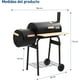 thumbnail image 3 of Asador para Carbón Bluelander de Acero Inoxidable con Llantas Transportadoras, Termómetro, Portátil, 3 of 5