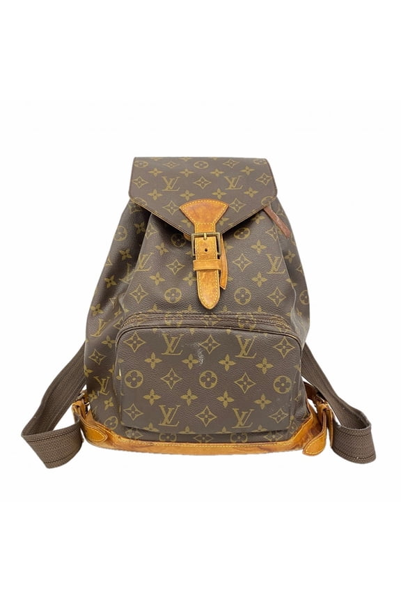 Pre-Owned Louis Vuitton Monogram Montsouris GM Backpack M51135 Brown Women's (Fair)