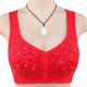thumbnail image 1 of ICHUANYI Clearance Women's Bra Wire Free Underwear OnePiece Bra Everyday Underwear Bras(Red, 38) Ichuanyi Ichuanyi, 1 of 3