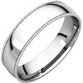 thumbnail image 5 of 6mm Light Comfort Fit Milgrain Band in 14k Yellow Gold - Size 10, 5 of 7