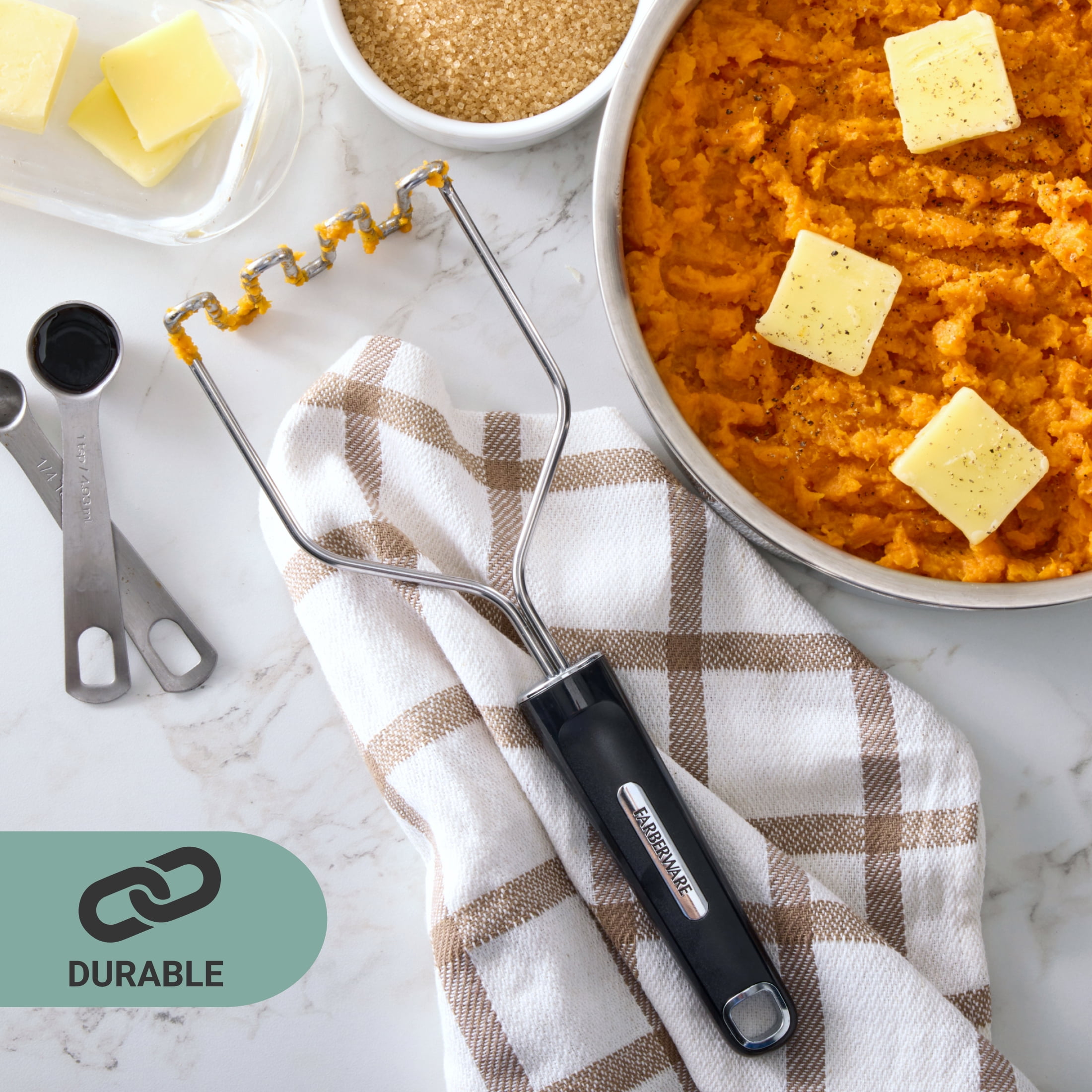 Farberware Professional Stainless Steel Wire Potato Masher