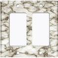 thumbnail image 6 of Metal Light Switch Plate Outlet Cover (Image of Marble Gray MAR031), 6 of 13