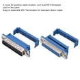 thumbnail image 4 of 5Pairs D-SUB DB25 25 Pin IDC Crimp Connector Female Male 2.54mm Pitch Flat Ribbon Cable, 4 of 5