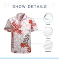 thumbnail image 7 of High Quality Hawaiian Shirts for Men Short Sleeve Aloha Beach Shirt Floral Summer Casual Button Down Shirts Blouses 7BSSTZ, 7 of 7