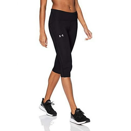 Under Armour Women's Fly Fast 2.0 Running Capri , Black (001)/Reflective , Medium