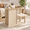 Natural Wood - Left, variant on Large Cat Scratcher Side Table For Couch Protector End