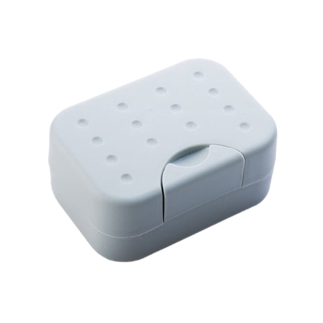 Jabonera de viaje a prueba de fugas con tapa,soporte portátil para jabón en barra,caja de jabón con mosquetón para baño,ducha,gimnasio,escuela,camping y actividades al aire libre.