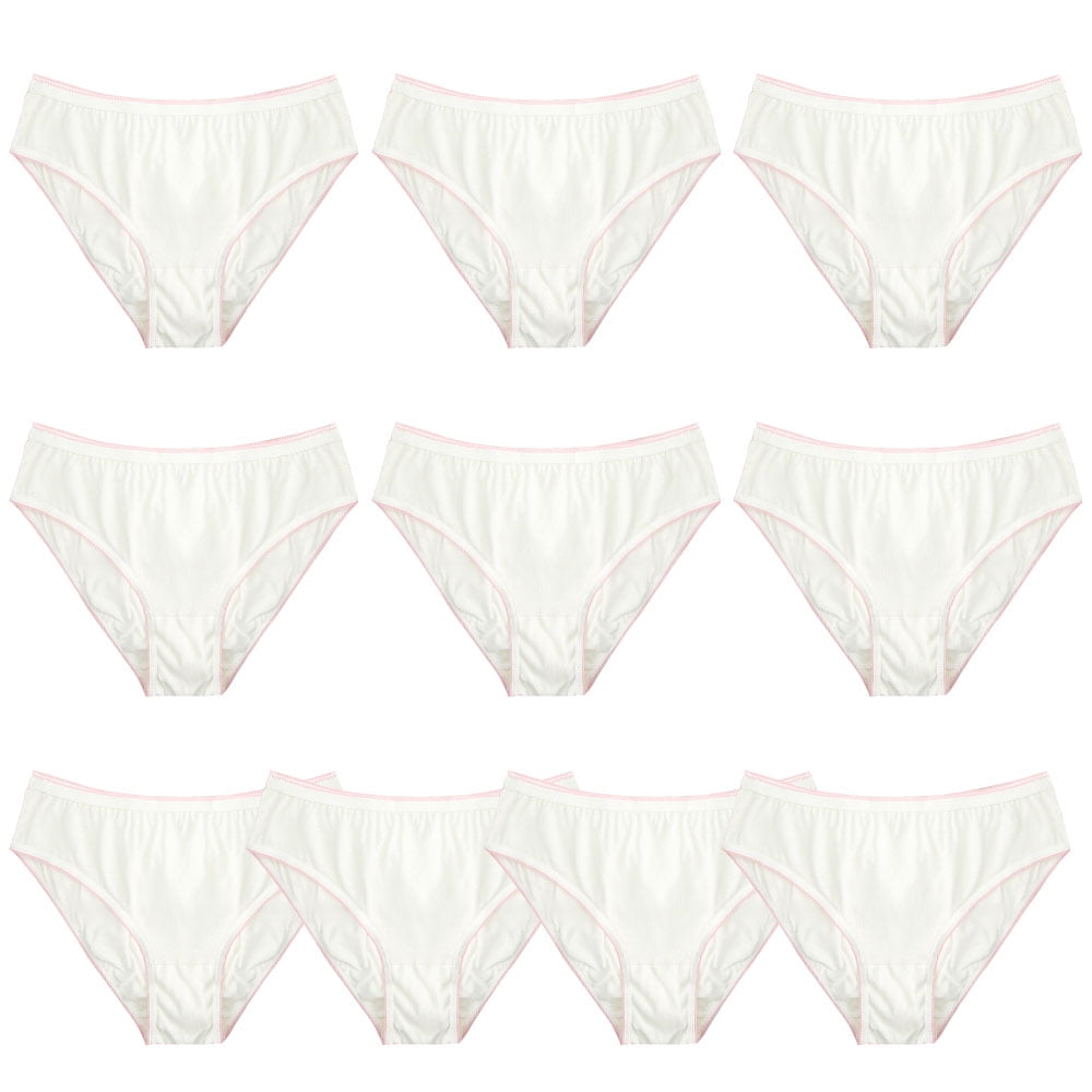 2 bags of 10 cotton disposable underwear, disposable and portable, pure
