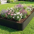 thumbnail image 6 of GOTGELIF Landscape Edging 4inch Tall, 40ft No-Dig Landscape Edging Border with 50/120 Spikes Plastic Garden Edging for Landscaping, 6 of 8