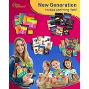 New Generation Decorative Letter Size 1/3 Cut Tab File Folders, Marble Patterns, 12 Count