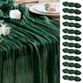 thumbnail image 1 of Table Runner Wokceer - Mantel navideño (12 unidades, 3 m), color verde, 1 of 8
