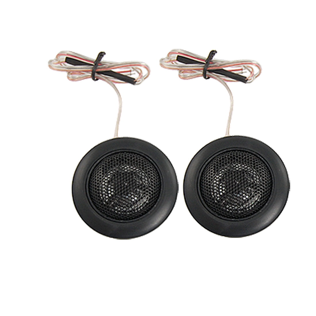 uxcell 2 Pcs Car Round Surface Mount Dome Loud Speakers Tweeters 300W 100dB DC 12V 