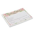 thumbnail image 4 of 50 Pack Floral Wedding Advice Cards for Bride, Bridal Shower Games (5x7 In), 4 of 5