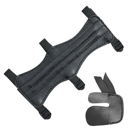 TIERPOP Archerys Arm Guard Bows Protective Sleeve with Adjusted Elastics String Shooting