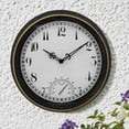 thumbnail image 6 of AOOOWER 12inch Retro Wall Clock Thermometer Hanging Time Clock Decorative Crafts, 6 of 14