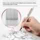 thumbnail image 5 of 10pcs Metal Ballpoint Pens 1.0 Mm Retractable Ballpoint Pens Glitter Metal Pens With 10pcs Refills For School Supplies, 5 of 5