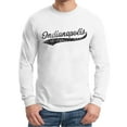 thumbnail image 4 of UGP Campus Apparel Indianapolis Baseball Script - Hometown Pride, Pitcher Long Sleeve T Shirt - Medium - White, 4 of 6