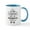 White/Blue Inside, variant on CafePress - Not My Circus, Not My Monkeys Mugs - 11 oz Ceramic Mug - Novelty Coffee Tea Cup