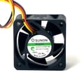 thumbnail image 2 of Sunon Maglev Fan HA40201V4-D000-C99  DC12V  0.6w 4020 40 40*40*20MM F  server inverter power supply axial cooling fans 3pin, 2 of 3