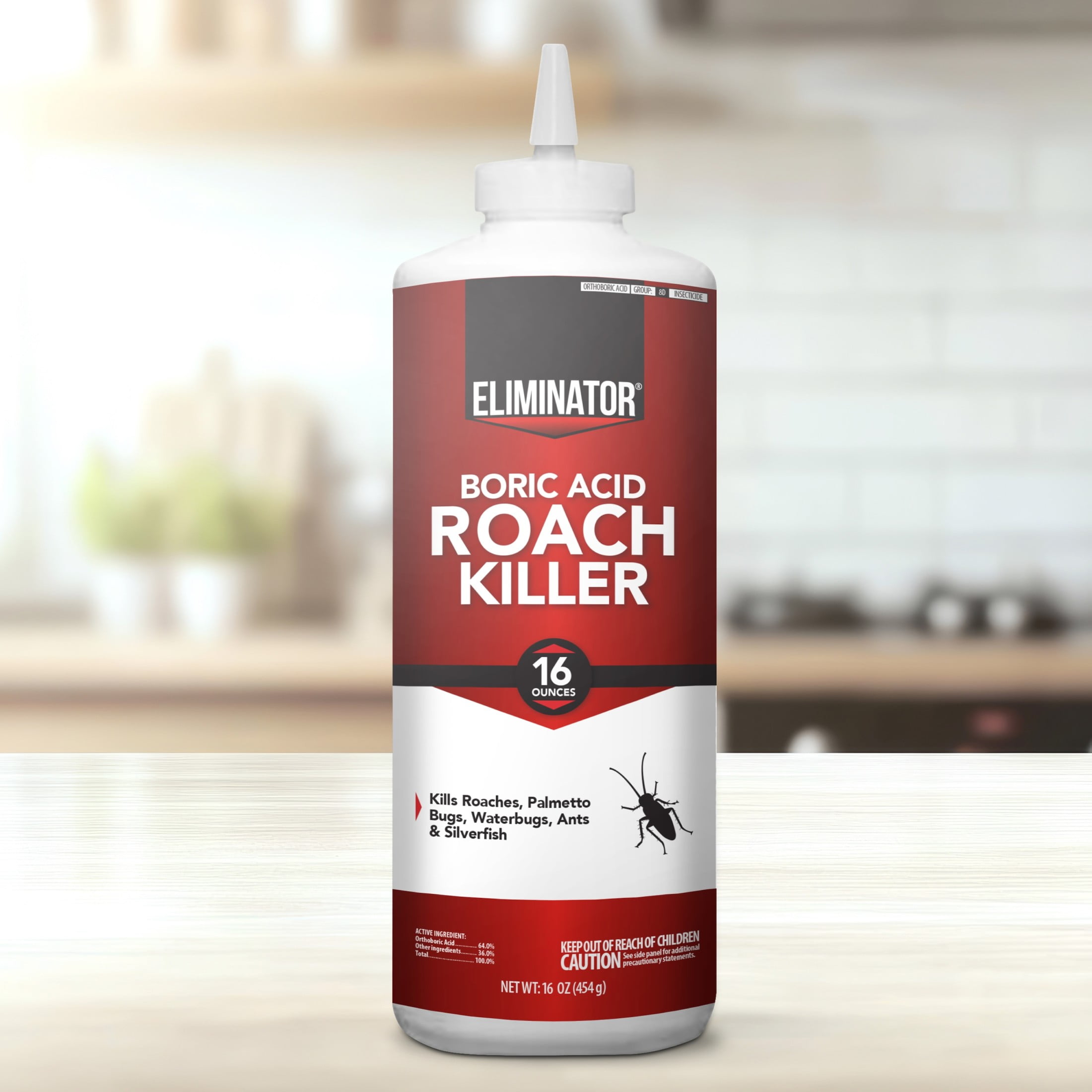 Eliminator Boric Acid Roach Killer 16 ounce