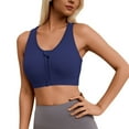 thumbnail image 1 of Brasier Mujer Sujetador Deportivo con Cremallera Frontal para Mujer, para Entrenamiento de Yoga, Cómodo, sin Costuras y con Soporte para Uso Diario. Extra Grande, 1 of 6