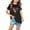 Black, variant on Toddler Cotton Short Sleeve Tops Boys Girls Fashion Cute Heart Prin T-Shirt Casual Round Neck Tee Top